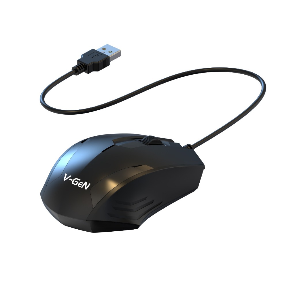 Jual Wired Mouse V-GeN VMS-03 1000 DPI PNP USB Cable | Shopee Indonesia