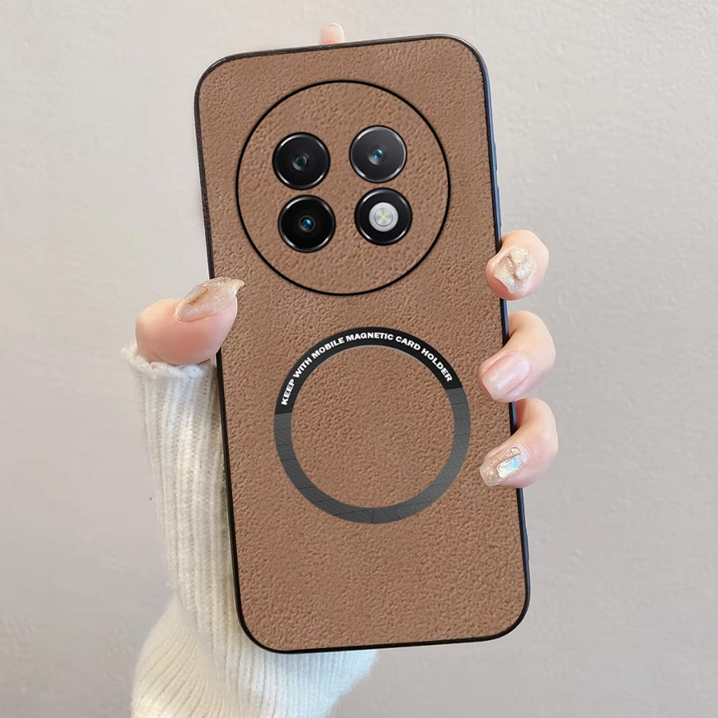 Étui Magnétique Cuir Rétro Pour Realme 13+ 5G - Compatible Universel - Neuf