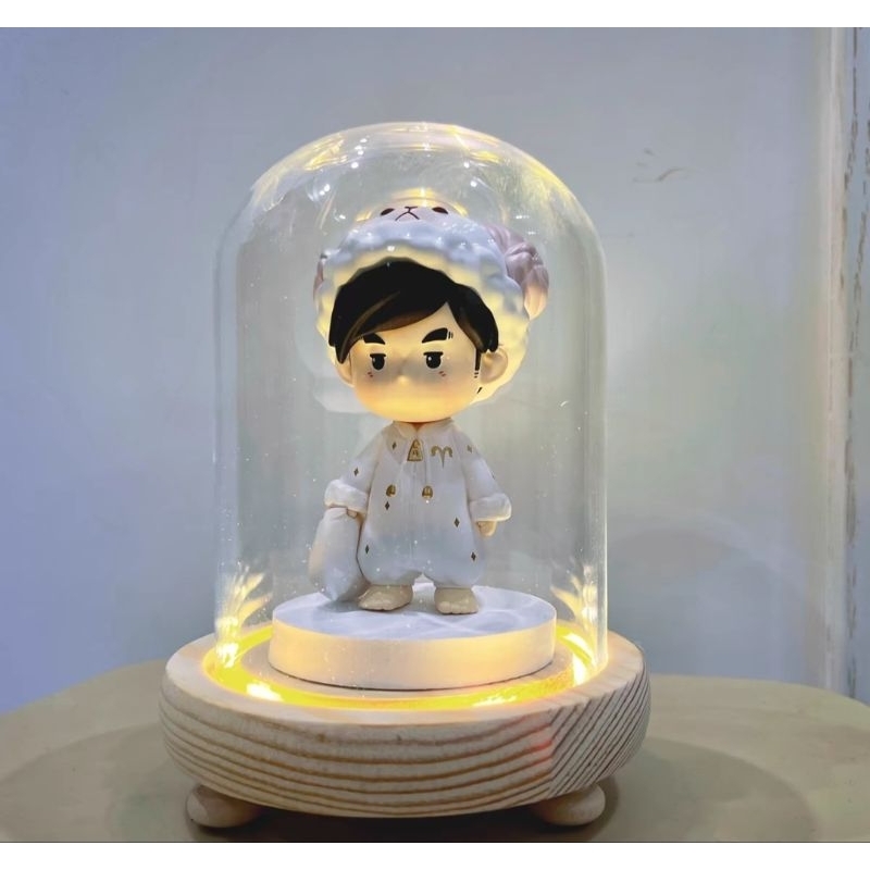Jual Kotak Display Figure | Penutup kaca + alas bercahaya (tidak ...