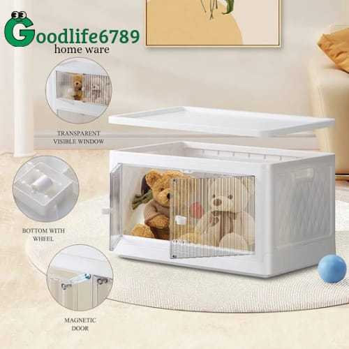 Jual Container Storage Box Lipat Penyimpanan Serbaguna Beroda Plastik ...