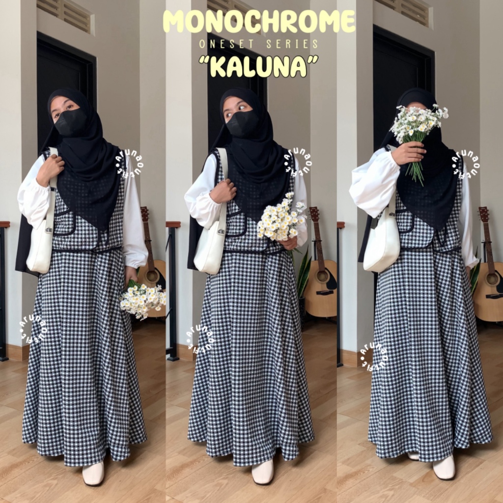 Jual MONOCHROME ONESET SERIES BUY 1 GET 3 BY ARUNAOUTFIT | Shopee Indonesia