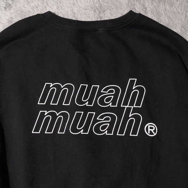 Jual Crewneck Muah Muah Hitam | Shopee Indonesia