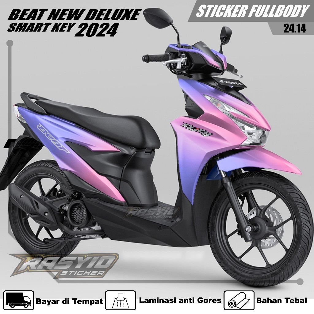 Jual COD Sticker Full Body Honda Beat Remot Beat CBS New Deluxe Smart ...