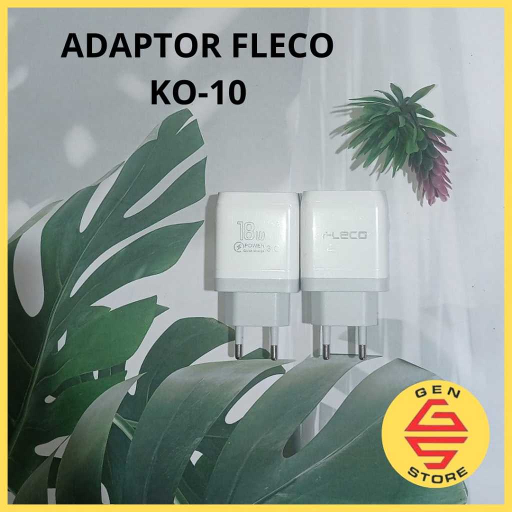 Jual ADAPTOR FLECO KO 10 10 IN1 18W ORIGINAL | GEN STORE | Shopee Indonesia
