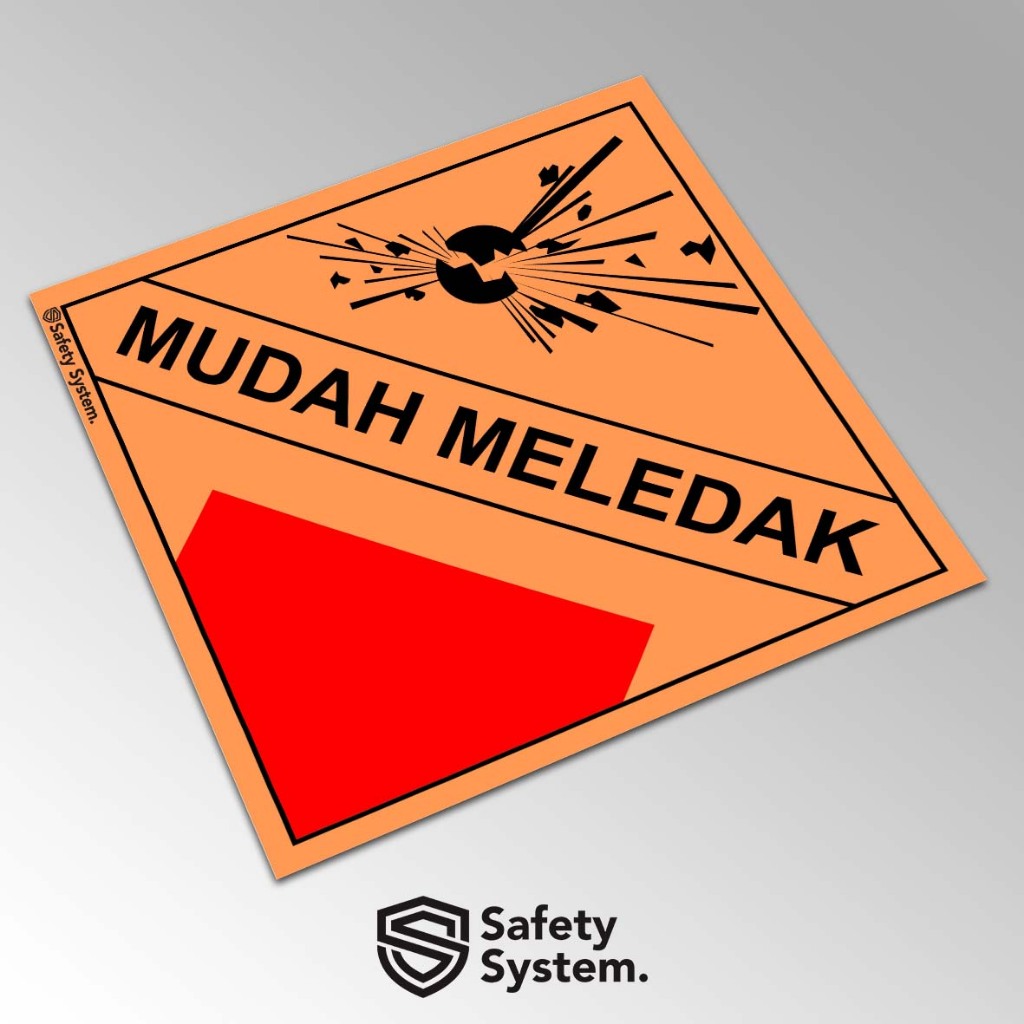 Jual Stiker Label Hazmat Hazardous Material Simbol Limbah B3 PERMEN LH ...
