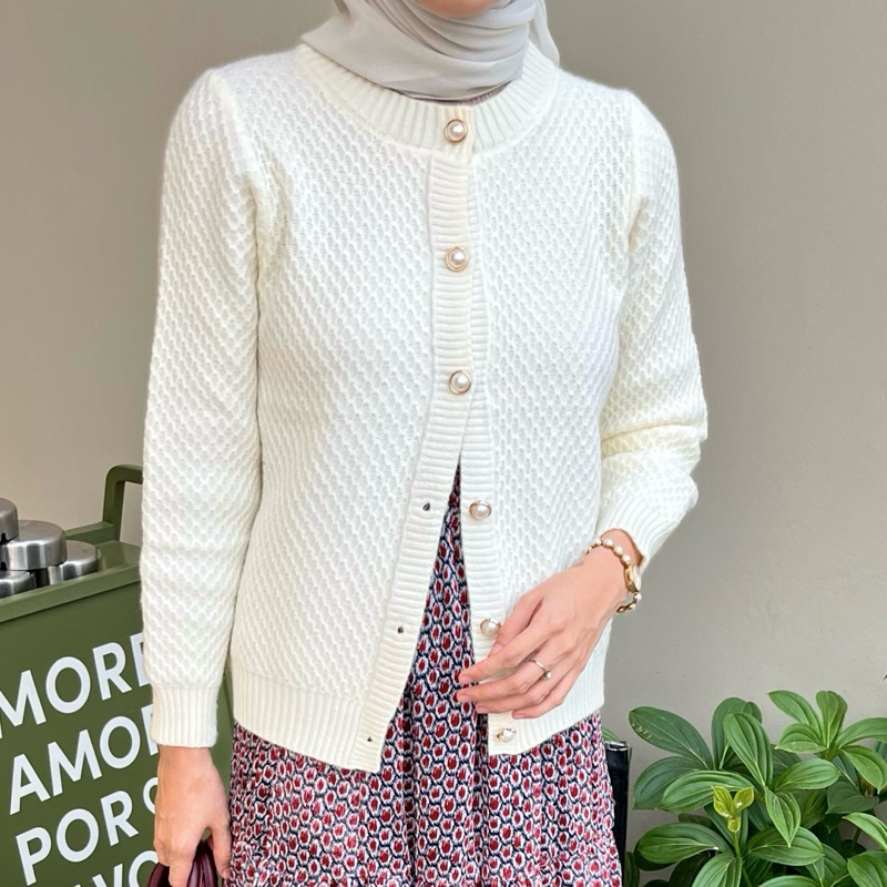 Jual Mardeen Minji Cardi | Cardigan Rajut | Knit Cardi | Outer Rajut ...