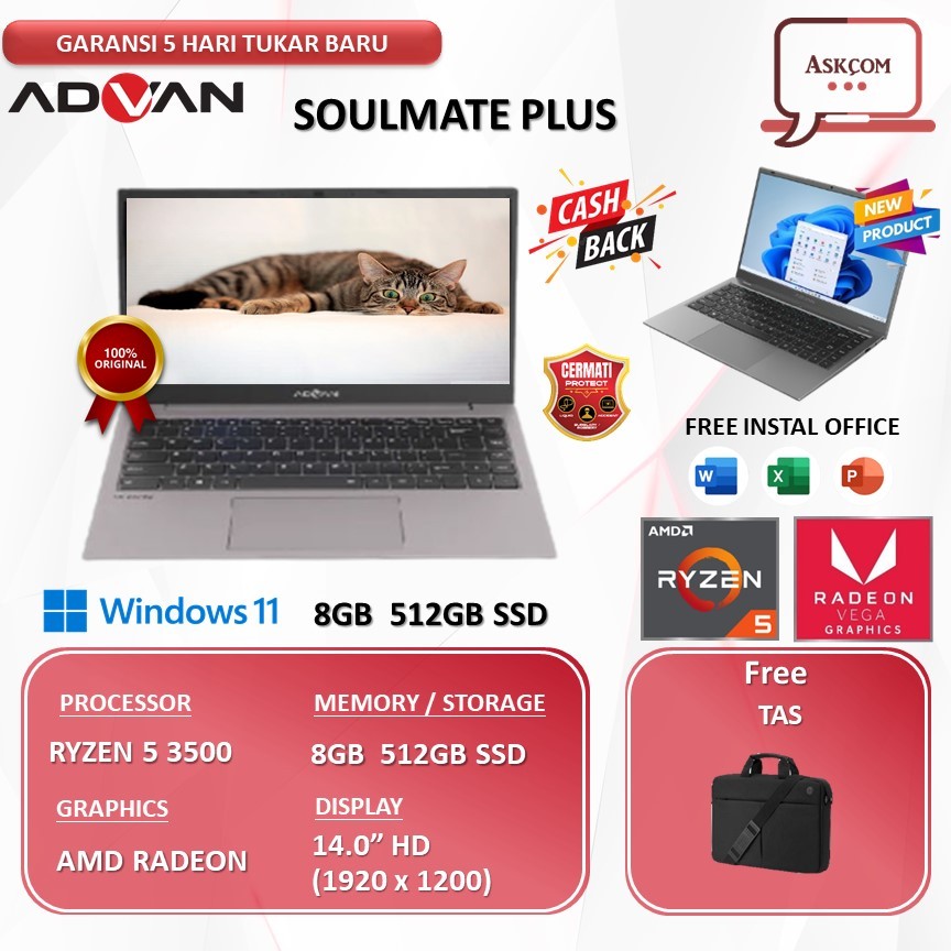 Advan Soulmate Price Of 256gb Ssd For Laptop Jual Laptop ADVAN