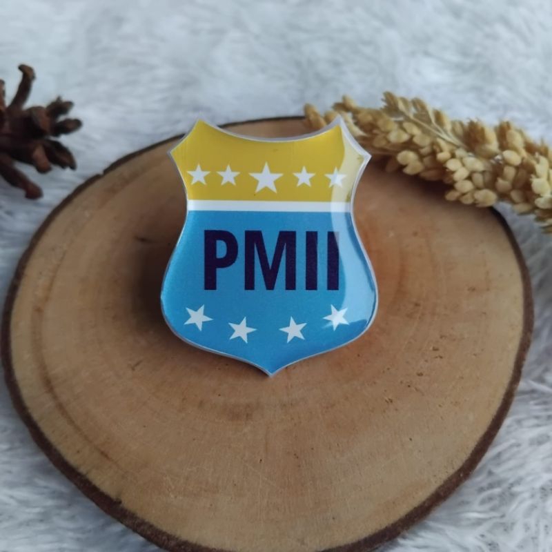 Jual ( PIN RESIN) PIN PMII AKRILIK RESIN | PIN BROS PMII | Shopee Indonesia
