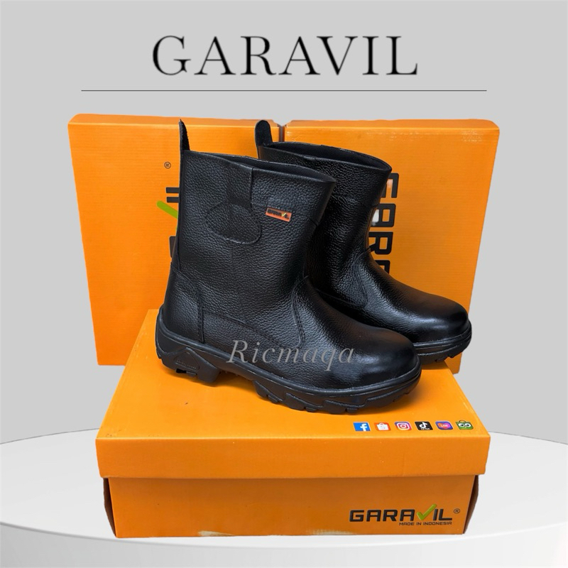 Jual Garavil Boots - Sepatu Kerja Proyek Safety Boots Ujung Besi Safety ...