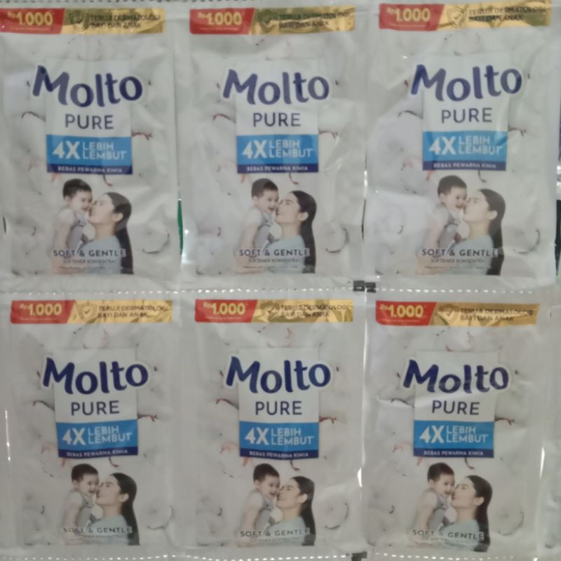 Jual 36 SACHET MOLTO PURE 1000 SOFT & GENTLE (SOFTENER KONSENTRAT ...