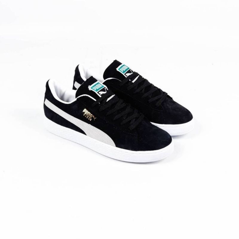 Jual (RBS) Puma Suede Classics Black White | Shopee Indonesia