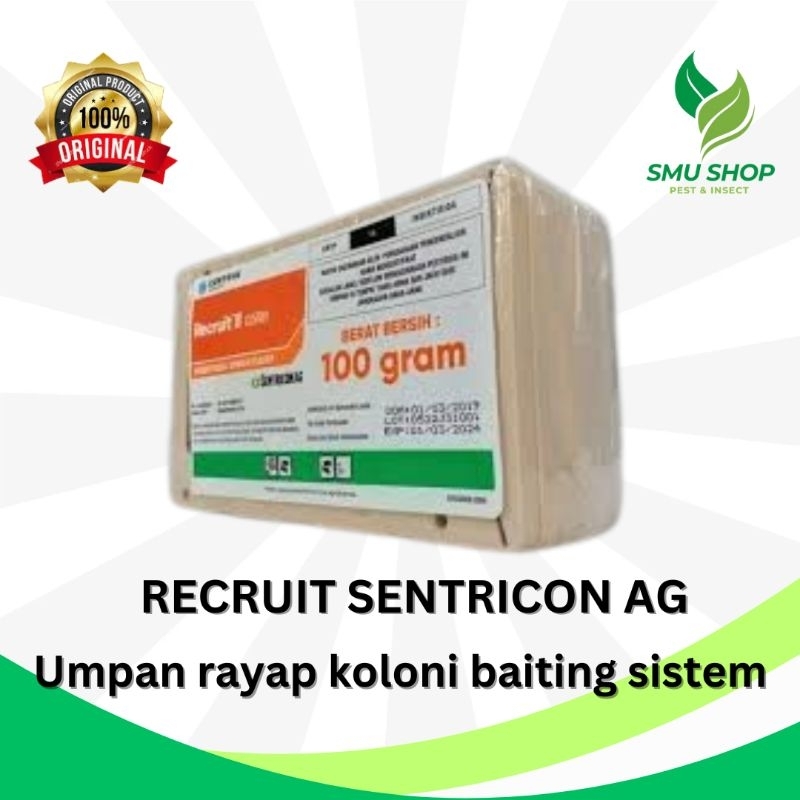 Jual RECRUIT SENTRICON AG UMPAN RAYAP RATU KOLONI INDOOR AMPUH SARANG ...