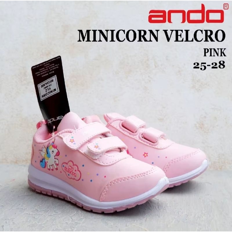 Jual Sepatu ANDO Size 25-32 LILY MERMAID VELCRO MINICORN