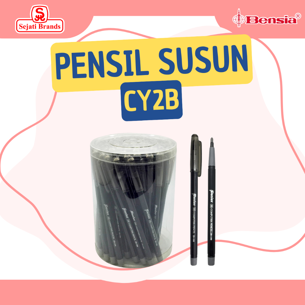 Jual Bensia Penlex Pensil 2B Computer CY2B (12 pc) | Shopee Indonesia