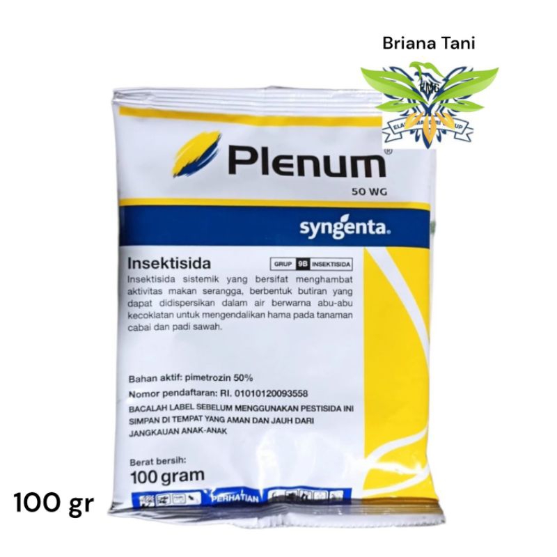 Jual Insektisida Plenum 50 WG 100gr Bahan Aktif Pymetrozine 50% ...