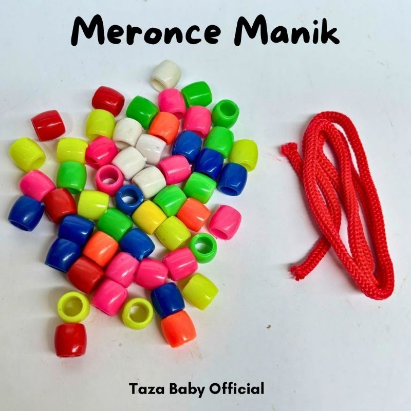 Jual MERONCE MANIK TONG tabung isi 30gr / barrel beaded/ Meronce tong ...