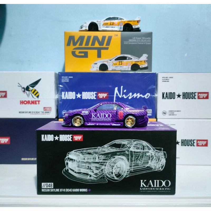 Jual Mini GT R34 purple minus | Shopee Indonesia