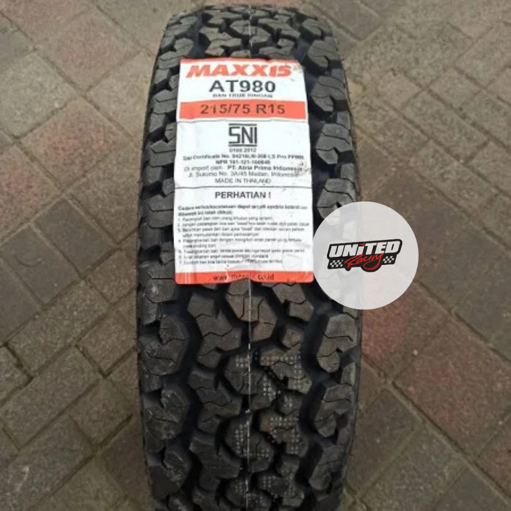 Jual BAN MOBIL OFFROAD RING 15 MAXXIS AT 980 215 75 R15 TUBLES ALL ...