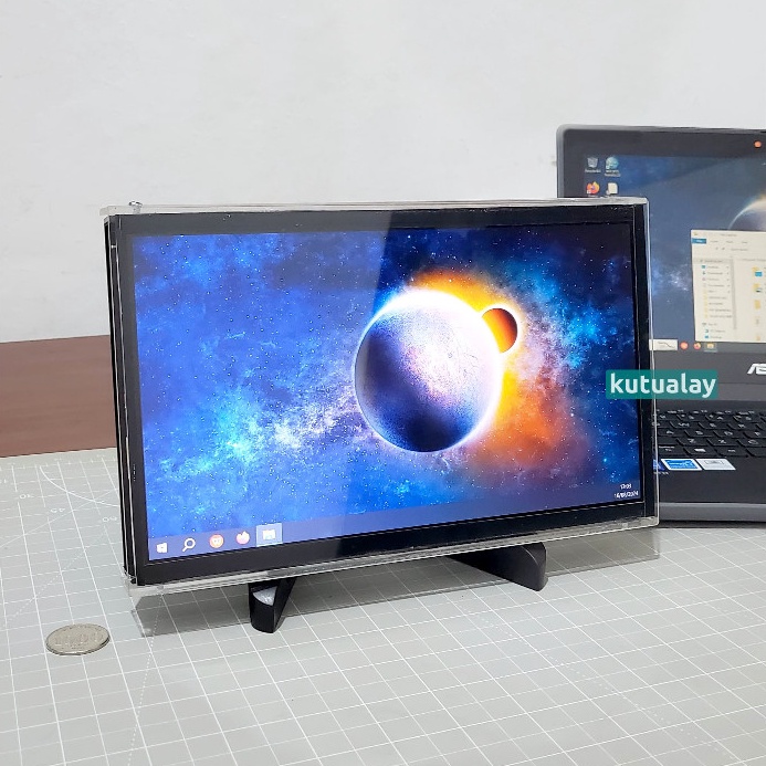 Jual KODE B8Q8 DIY Monitor 1 Inch HDMI VGA LCD External 11 Inch ...