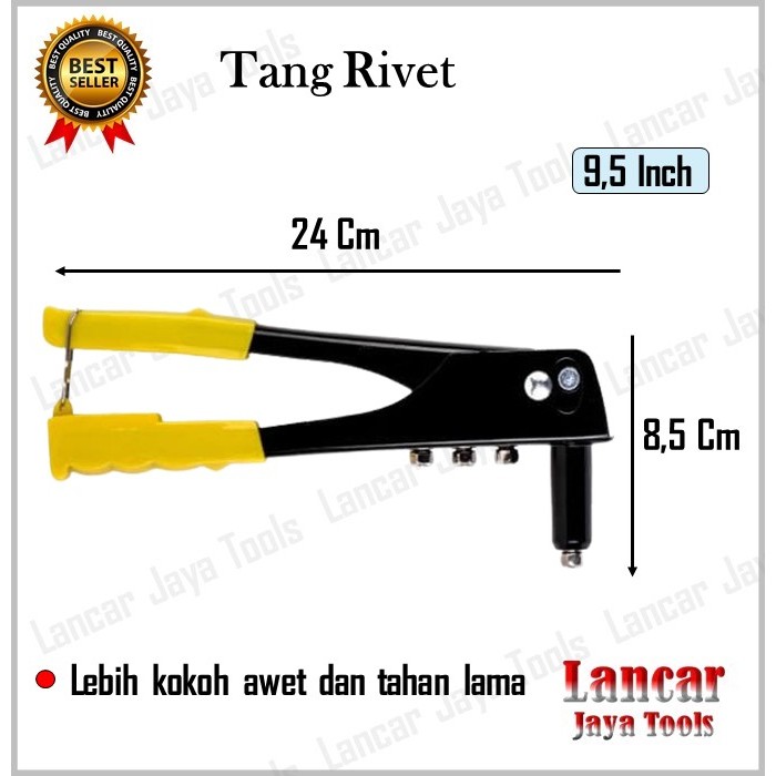 Jual Tang Rivet, Gunting Holo & Paku Rivet (423) 3,2mm x 100pcs (Tang ...