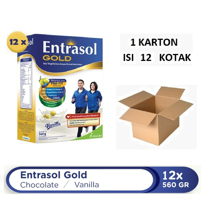 Jual Entrasol Gold 560 gr (1 karton isi 12 kotak) | Shopee Indonesia
