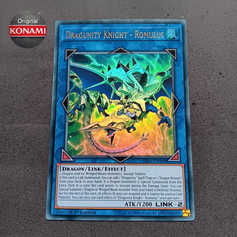 Jual Yugioh Card Dragunity Knight - Romulus Ultra Rare | Shopee Indonesia