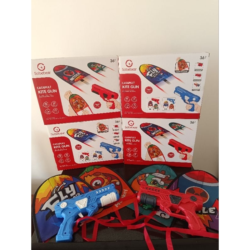 Jual Catapult Kite Gun - Ejection Aircraft - Mainan anak pistol tembak ...