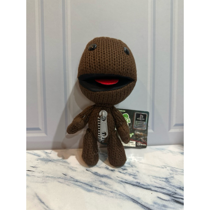 Paladone Big Planet Sackboy Leuchte mit Sound, PP8457LBP, Braun