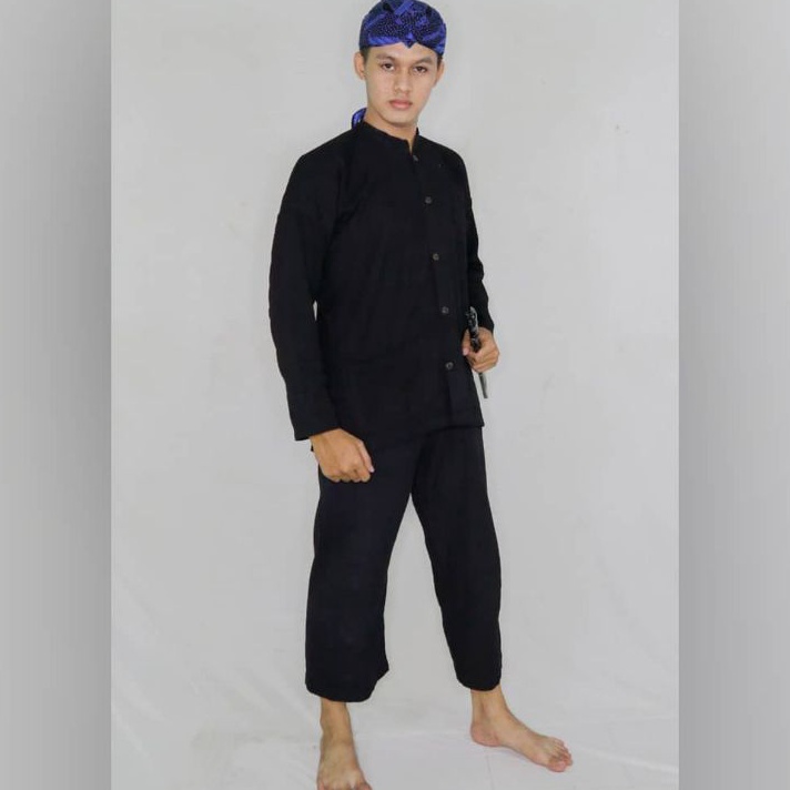 Jual Satu Set Baju Celana Pangsi Sunda Dewasa Baju Adat Sunda Baju Adat ...