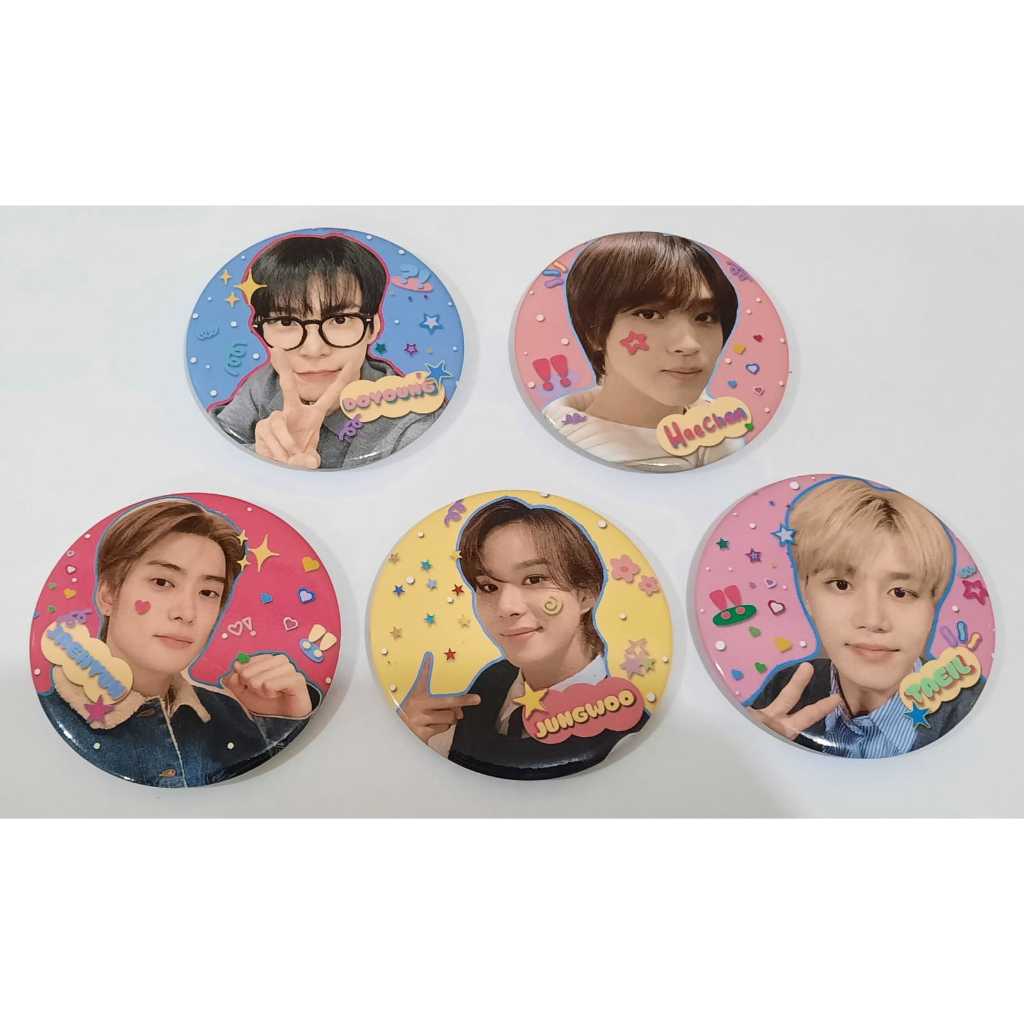 Jual Freebies Pin Peniti diameter 4,4cm NCT127/Freebies Pin Bros NCT ...