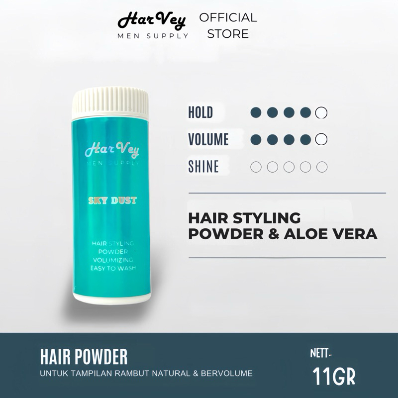 Jual HarVey Hair Powder Premium Powder Rambut Pria & Wanita Bubuk ...