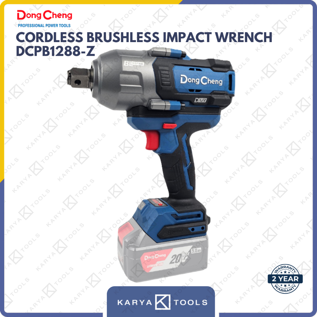 Jual DongCheng DCPB 1288 Z / FK Cordless Brushless Impact Wrench 1288Nm ...