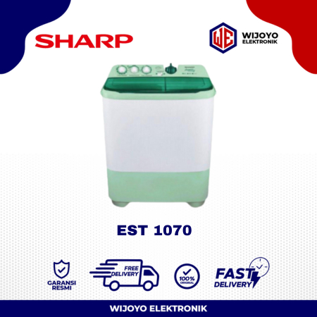 Jual MESIN CUCI SHARP EST 1070 SJ 10 KG 2 TABUNG EST1070 10KG AQUAMAGIC ...