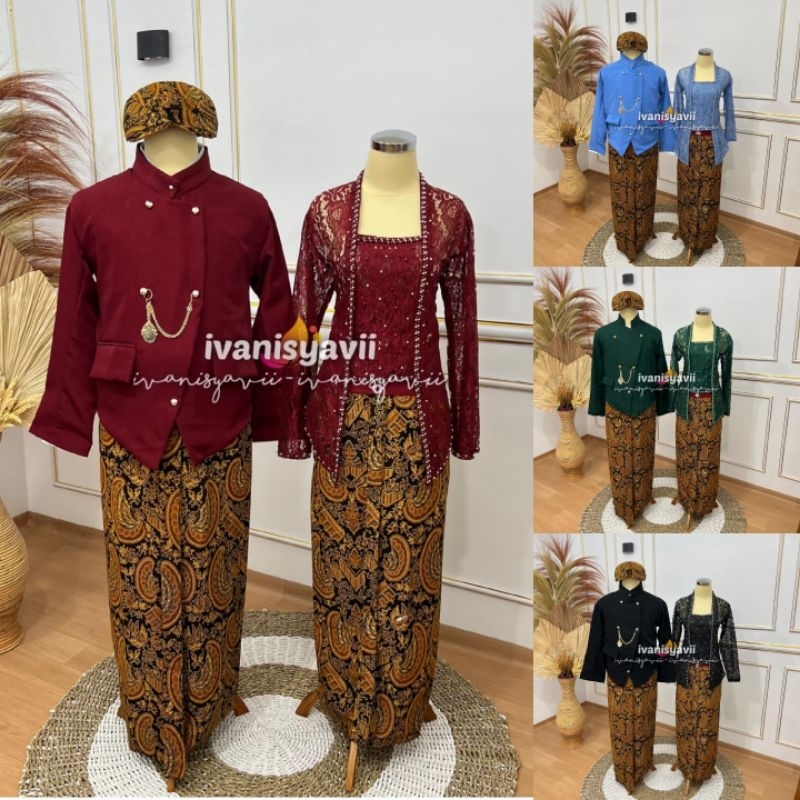 Jual (1set Prewed) Prewedding / Baju Couple Adat Jawa | Varisasi Kebaya ...