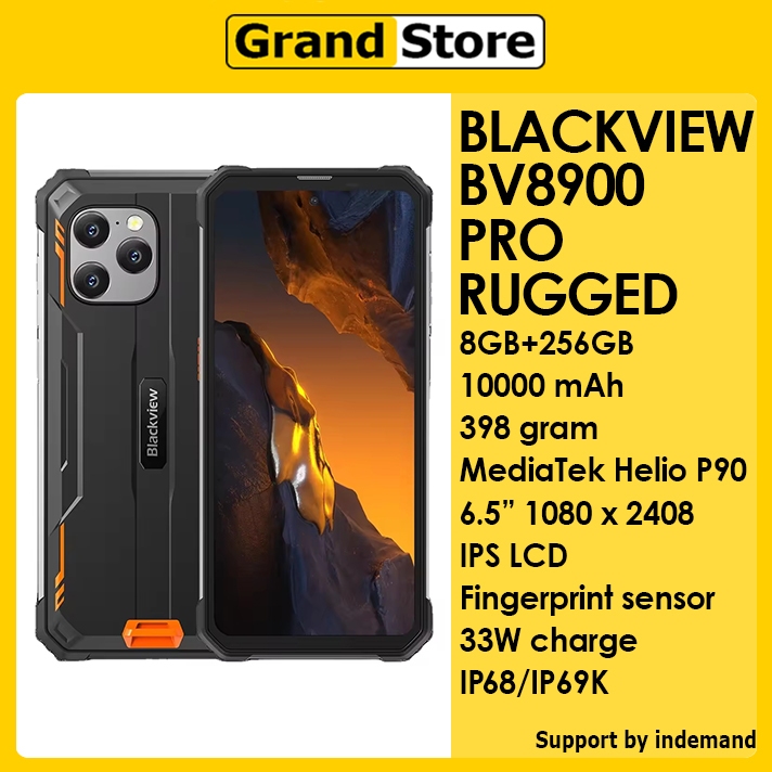 Blackview BV8900 Pro 16GB 256GB Android 13 10000mAh 64MP Rugged Phone