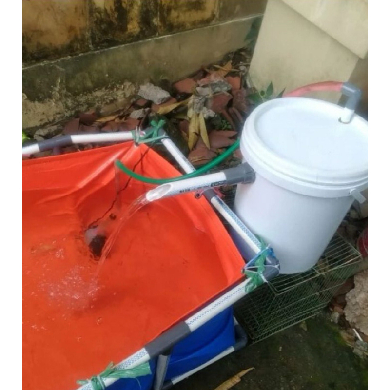 Jual filter kolam ember plastik 25 liter/ember/filter | Shopee Indonesia