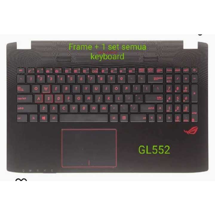 Jual Tombol Tuts key Caps Keyboard Casing Laptop Asus Rog original ...
