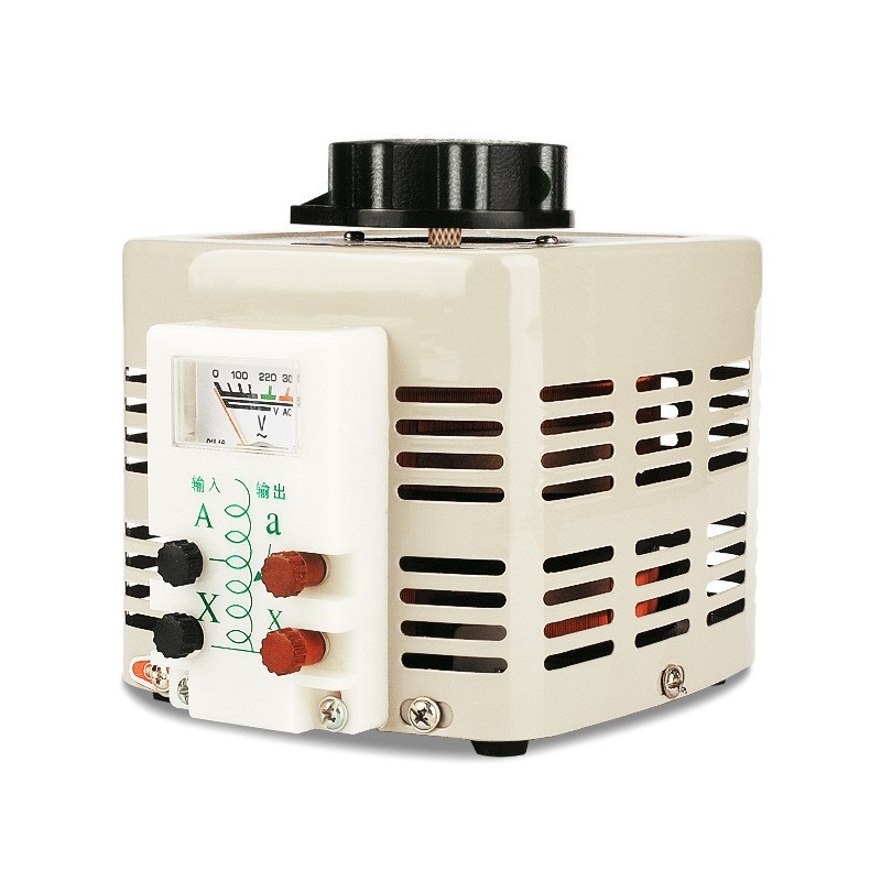 Jual Slide Regulator TDGC2-2KW Adjustable Single Phase AC Voltage ...