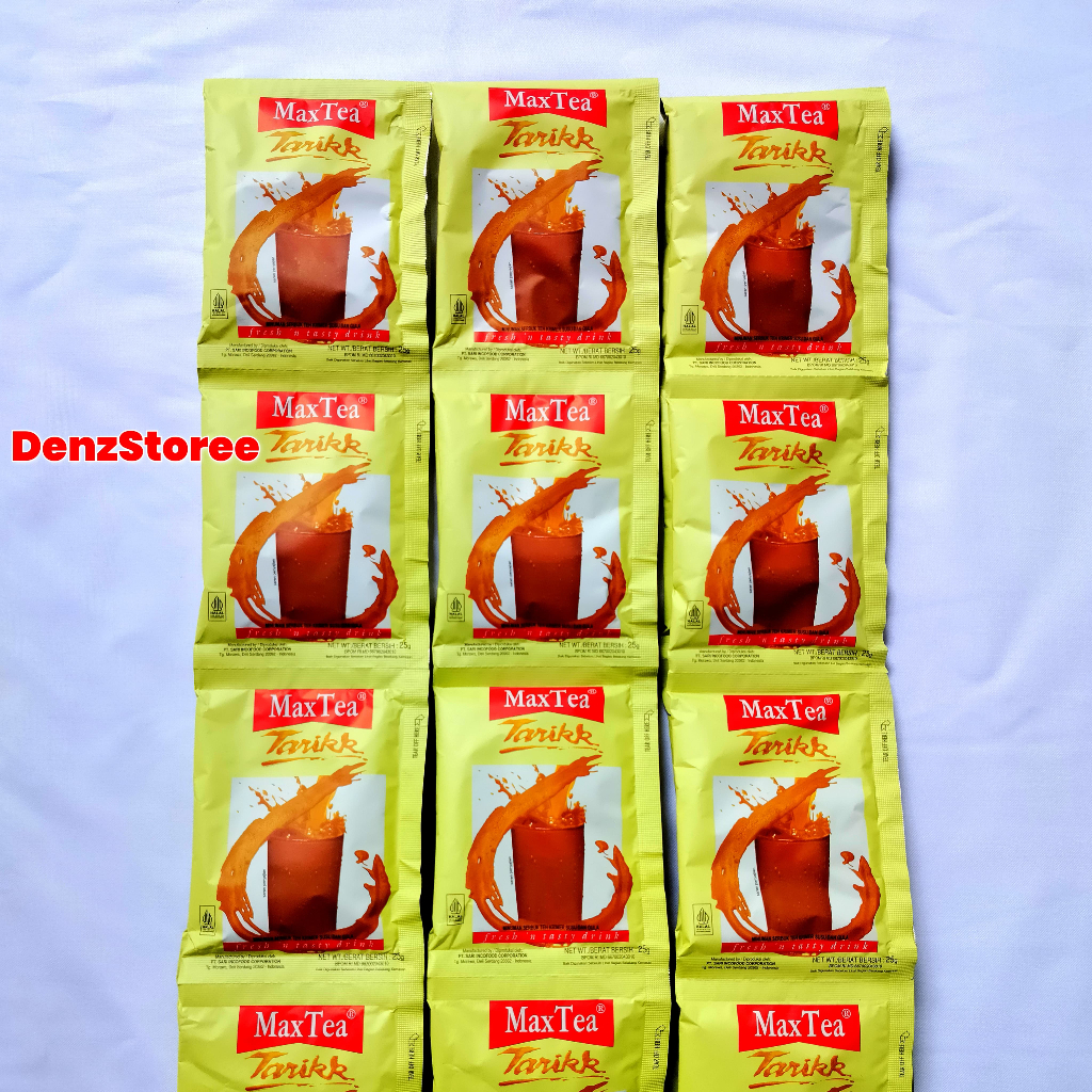 Jual Max Tea Teh Tarik 25gr x 10 Sachet / 1 Renceng ISI 10 | Shopee ...