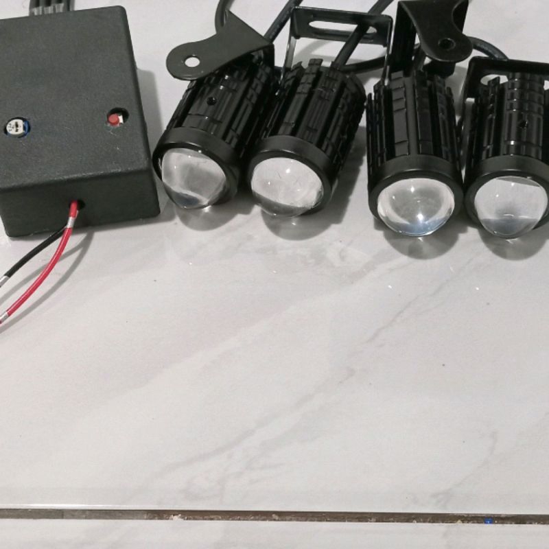 Jual Paket Modul Dan 7 Lampu Light Bar Led Grill Led Sorot Mobil Motor ...