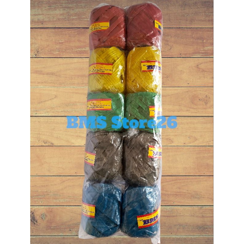 Jual Tali Rafia Eceran 2000 - Tali Rafia BMS - 1 Ball Isi 50 Pcs ...