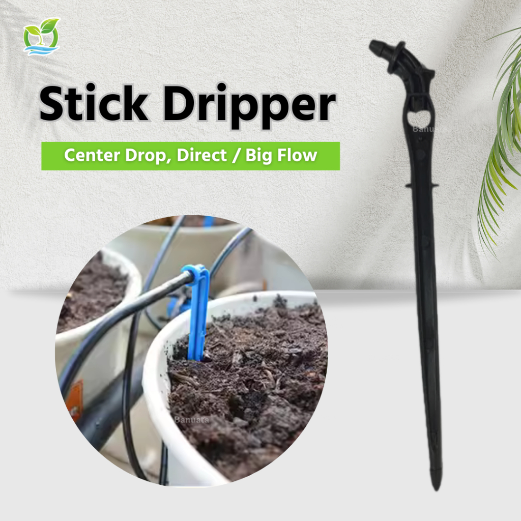 Jual Irrigation Arrow Stick Dripper, Center Drop, Direct / Big Flow ...