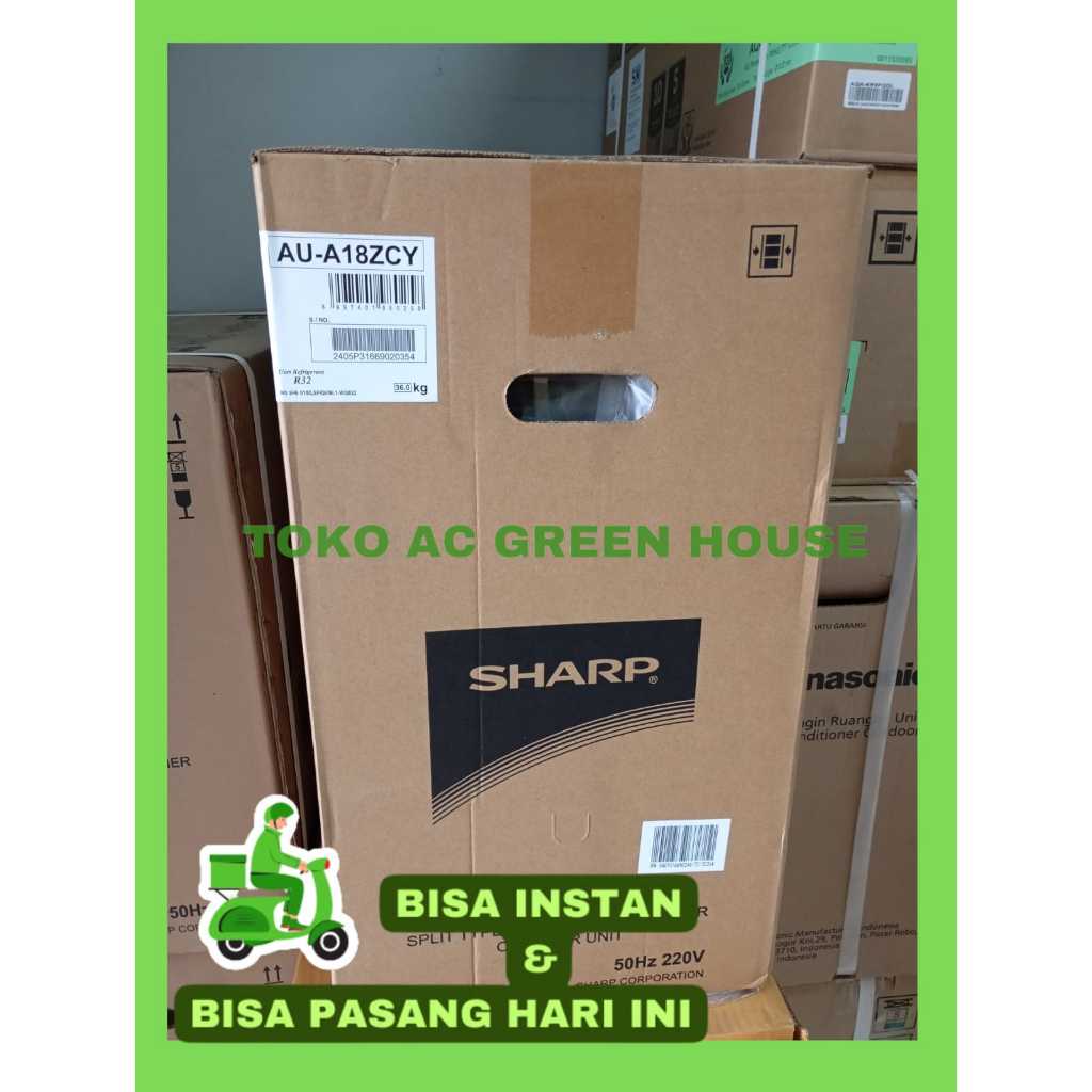 Jual Outdoor ac sharp 1.5 pk - 2 pk ah-12ZCY & ah-18ZCY CHINA R32 SERI ...