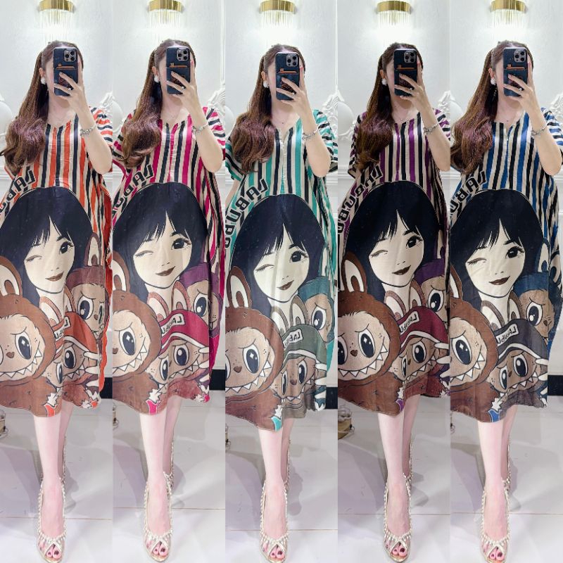 Jual DASTER HEMAT LABUBU SALUR 100RIBU DAPAT 3PCS LD 140 Rayon Wanita ...