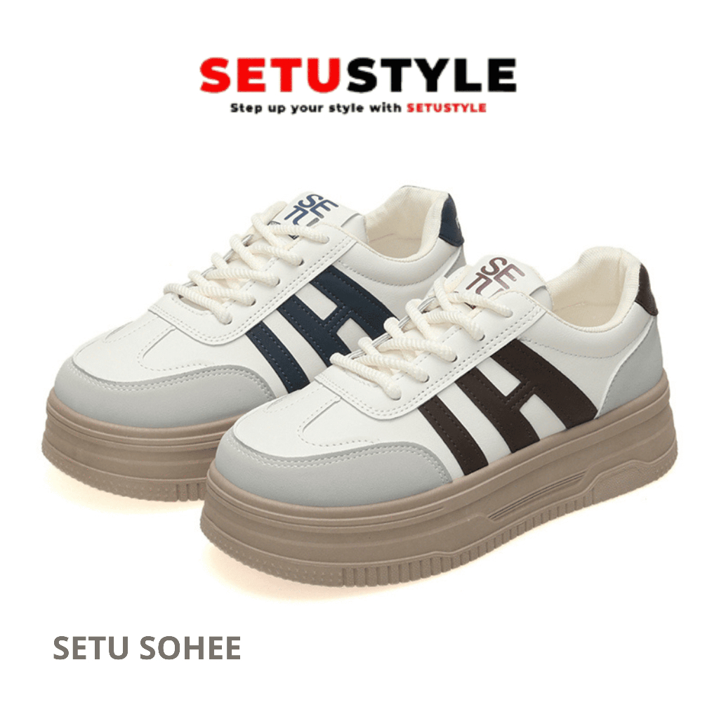 Jual SETU Sohee Sepatu Sintetis Sneakers Wanita Simple Elegan Korean ...
