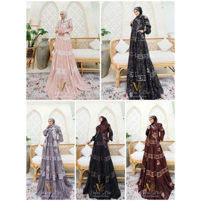 Jual GAMIS SET 3IN1 NADIRA BY TREVANA ( PO ) | Shopee Indonesia