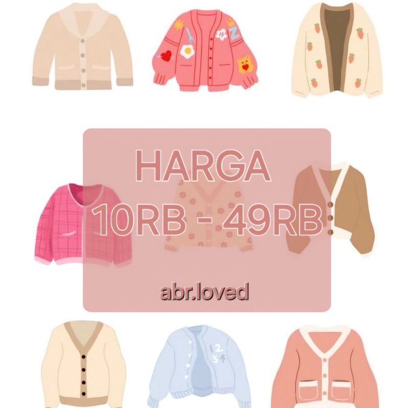 Jual CARDIGAN RAJUT CARDIGAN KNIT PREMIUM | Shopee Indonesia