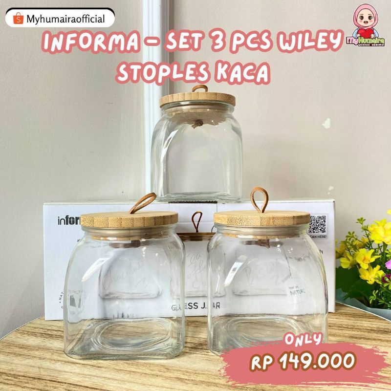 Jual [TENGGARONG] TOPLES KACA SET WILEY INFORMA | Shopee Indonesia