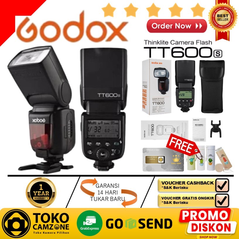 Jual Godox TT600 Camera Flash for Sony - GARANSI RESMI | Shopee Indonesia