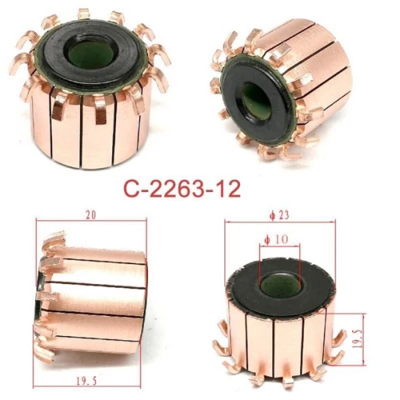 Jual Komutator/Kolektor 12 As 10 Komutator Commutator Kolektor Lamel ...